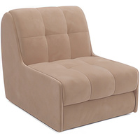 Кресло-кровать Мебель-АРС Барон №2 (велюр, бежевый Luna 061) в Барановичах