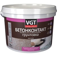 Акриловая грунтовка VGT ВД-АК-0301 Бетонконтакт (1.5 кг, белый)