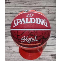 Баскетбольный мяч Spalding Sketch red (7 размер)