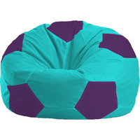 Кресло-мешок Flagman Мяч М1.1-285 (бирюзовый/фиолетовый)