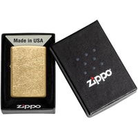 Зажигалка Zippo Classic Tumbled Brass 49477