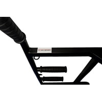 Турник с брусьями Titan Sport 4 в 1 Цельносварной Pro (черный, с резиновыми ручками)