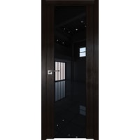 Межкомнатная дверь ProfilDoors 8X 90x200 (венге мелинга/стекло черный триплекс)