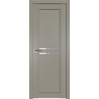 Межкомнатная дверь ProfilDoors 2.75XN L 80x200 (стоун, стекло дождь белый)