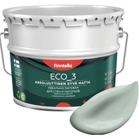 Краска Finntella Eco 3 Wash and Clean Aave F-08-1-9-LG284 9 л (серо-зеленый)