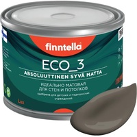 Краска Finntella Eco 3 Wash and Clean Mutteri F-08-1-3-LG264 2.7 л (коричневый)