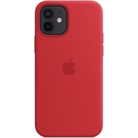 Чехол для телефона Apple MagSafe Silicone Case для iPhone 12/12 Pro (красный)