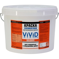 Краска ViViD силикатная ViViD-Silicate (насыщенный тон, 15 кг)