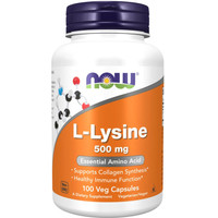 Лизин Now Foods L-Lysine 500 мг (100 капсул)