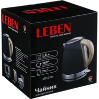 Электрический чайник Leben 291-085 (черный)