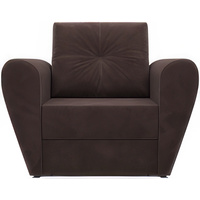 Кресло-кровать Мебель-АРС Квартет (велюр, молочный шоколад НВ-178 13)