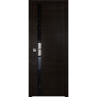 Межкомнатная дверь ProfilDoors 6Z 60x200 (венге кроскут/стекло черный лак)