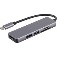 Док-станция USBTOP USB3.1 Type-C - 2xUSB3.0/HDMI/TF/SD