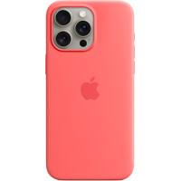 Чехол для телефона Apple MagSafe Silicone Case для iPhone 15 Pro Max (гуава)