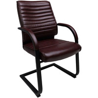 Офисный стул AksHome Augusto Eco 87589 (коричневый бриллиант/черный)