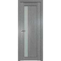 Межкомнатная дверь ProfilDoors 2.71XN L 90x200 (грувд серый/стекло матовое)