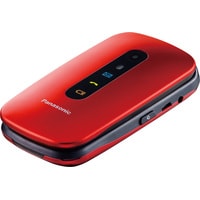 Кнопочный телефон Panasonic KX-TU456RU (красный)