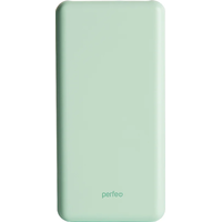 Внешний аккумулятор Perfeo Color Vibe 10000mAh (мятный)