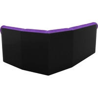 Угловой диван Mebelico Карнелла 60280 (фиолетовый/черный)