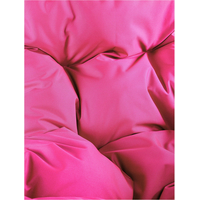 Подвесное кресло M-Group Капля Лори 11530208 (коричневый ротанг/розовая подушка)
