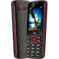 Кнопочный телефон Fly FF250 (красный)