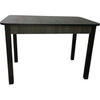Кухонный стол Solt СТД-08 (северное дерево темное/ноги квадратные черные)
