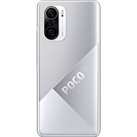 Смартфон POCO F3 8GB/256GB Восстановленный by Breezy, грейд C (серебристый)
