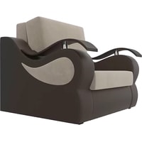 Кресло-кровать Mebelico Меркурий 105481 60 см (бежевый/коричневый)