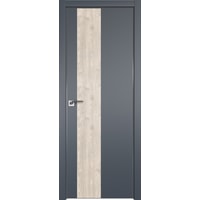 Межкомнатная дверь ProfilDoors 5E 90x200 (антрацит/вставка каштан светлый)