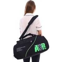 Дорожная сумка Capline №91 (черный/зеленый)