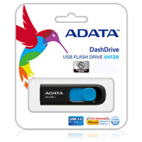 USB Flash ADATA DashDrive UV128 128GB (черный/синий)