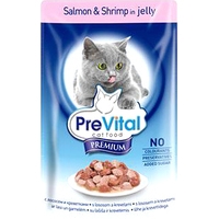 Пресервы PreVital Premium Salmon and Shrimp in jelly 100 г