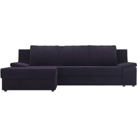 Угловой диван Лига диванов Челси 105335 (левый, фиолетовый)