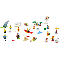 Конструктор LEGO City 60153 Отдых на пляже - жители