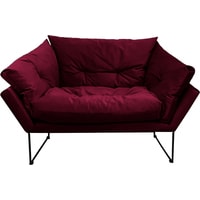 Интерьерное кресло Brioli Анико (велюр, B48 вишневый)