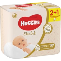 Влажные салфетки Huggies Elite Soft (168 шт)