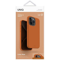 Чехол для телефона Uniq LINO Orange (Magsafe) для iPhone 15 Pro Max IP6.7P(2023)-LINOHMORG