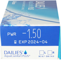 Контактные линзы Alcon Dailies AquaComfort Plus -0.5 дптр 8.7 мм