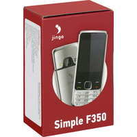 Кнопочный телефон Jinga Simple F350 Silver