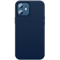 Чехол для телефона Baseus Liquid Silica Gel для iPhone 12/12 Pro (синий)