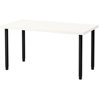 Стол Ikea Линнмон/Олов (белый/черный) 292.794.69