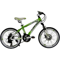 Детский велосипед Lorak Shark 20 2020 (белый/зеленый)
