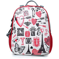 Школьный рюкзак Galanteya 1420 1с1288к45 (серый/бежевый)
