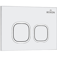 Унитаз подвесной Roxen Cube Bidet в комплекте с инсталляцией StounFix Slim 6 в 1 542448 (кнопка: белый глянец)