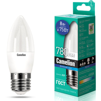 Светодиодная лампочка Camelion LED8-C35/865/E27