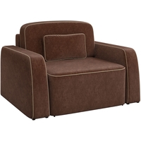 Кресло-кровать Mebelico Гермес 59349 (вельвет, коричневый)