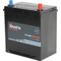 Автомобильный аккумулятор Sparta High Energy Asia 6СТ-42 Евро 330A (42 А·ч)