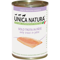 Консервированный корм для собак Unica Natura Unico Mono All Breed с форелью 400 г