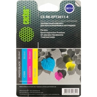 Чернила CACTUS CS-RK-EPT2611-4 (заправочный набор многоцветный)