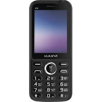 Кнопочный телефон Maxvi K32 (черный)